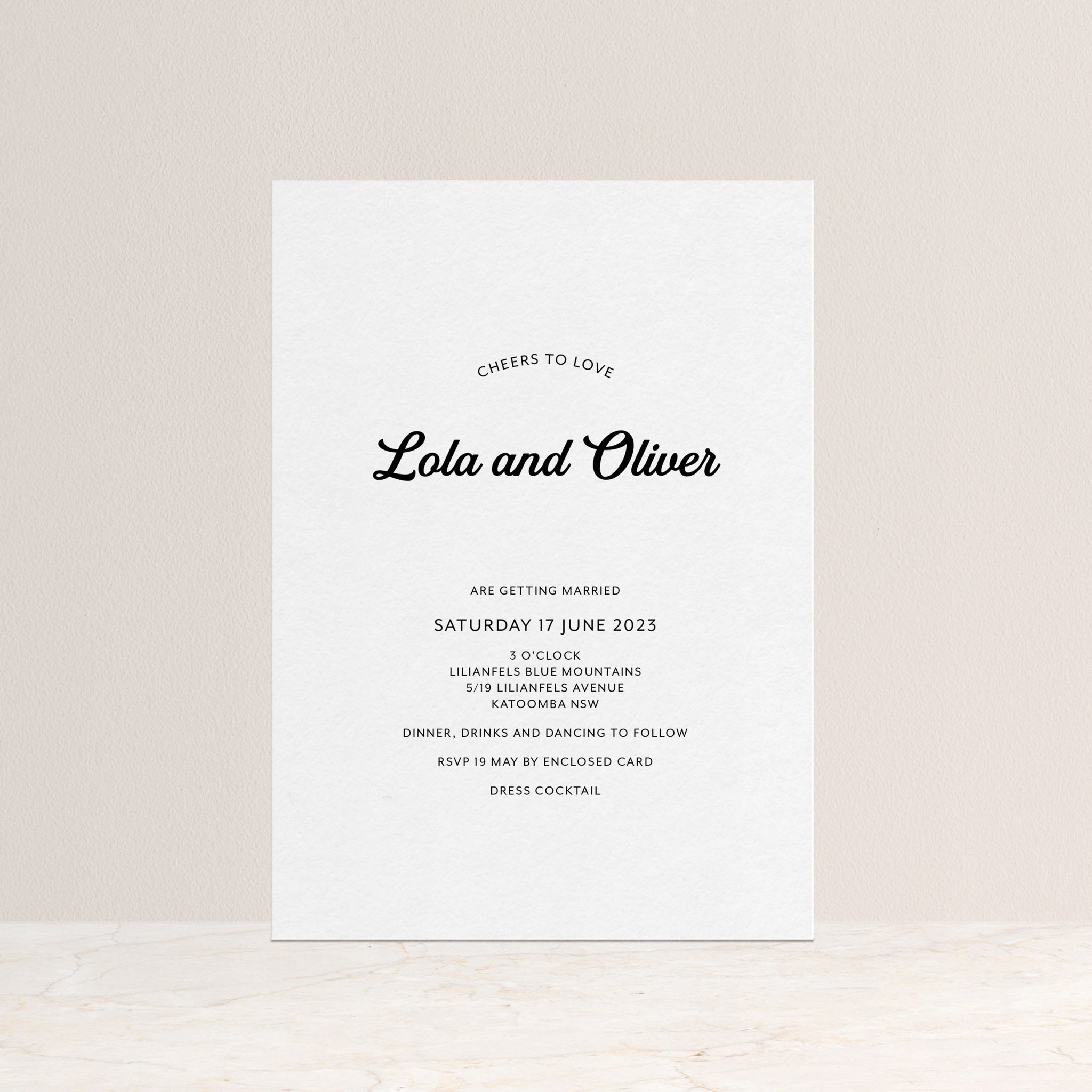 San Francisco Invitation