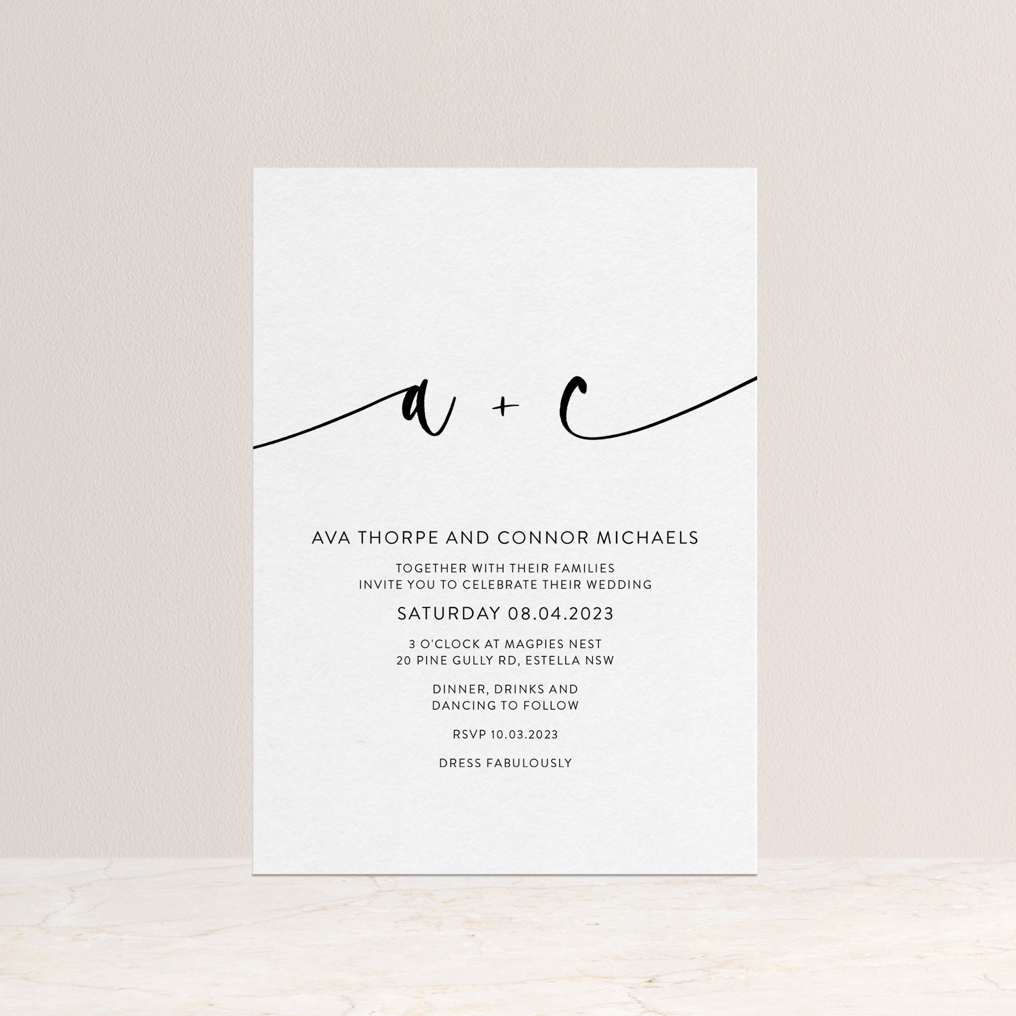 Melbourne Invitation