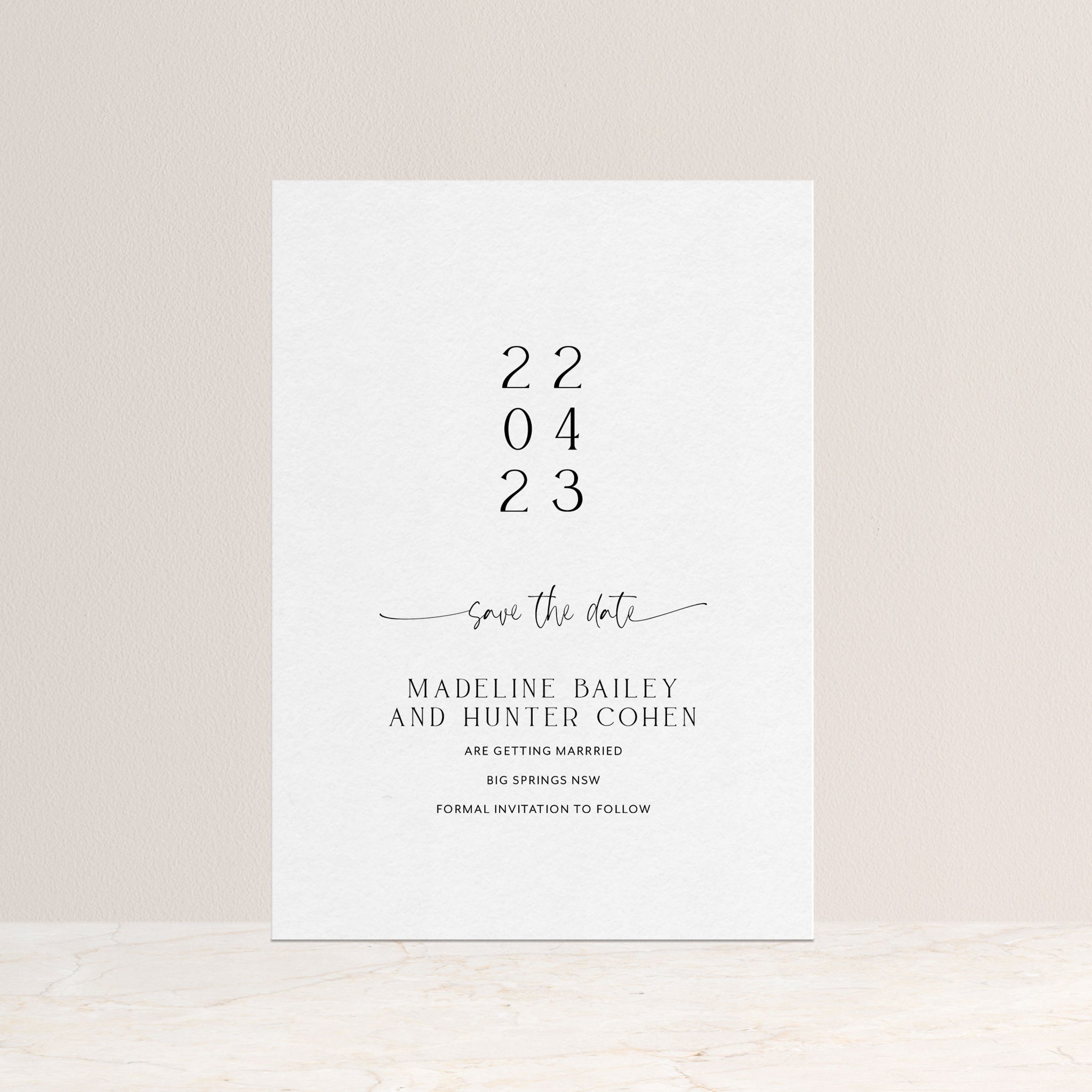 Amalfi Save the Date