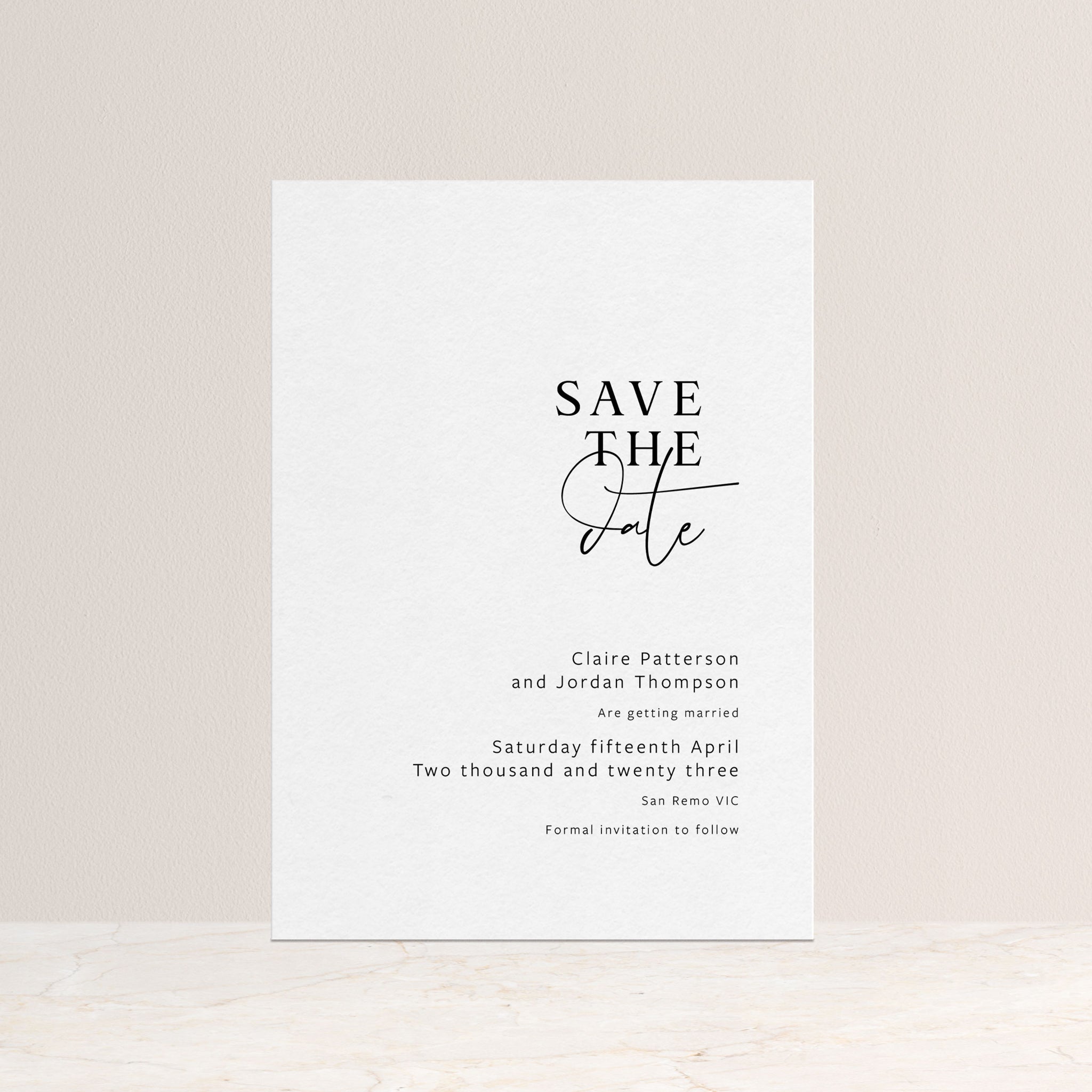 Barcelona Save the Date