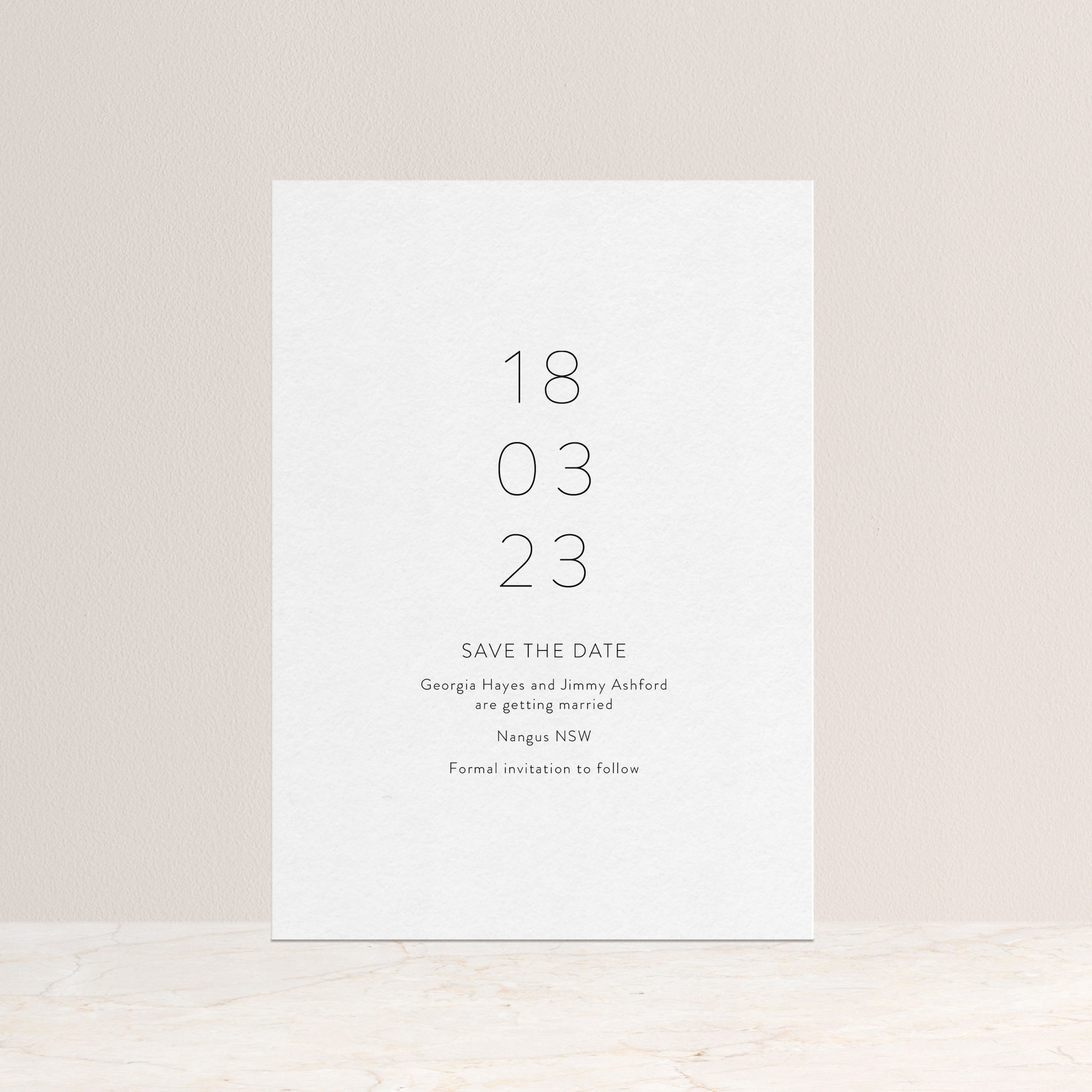 Singapore Save the Date