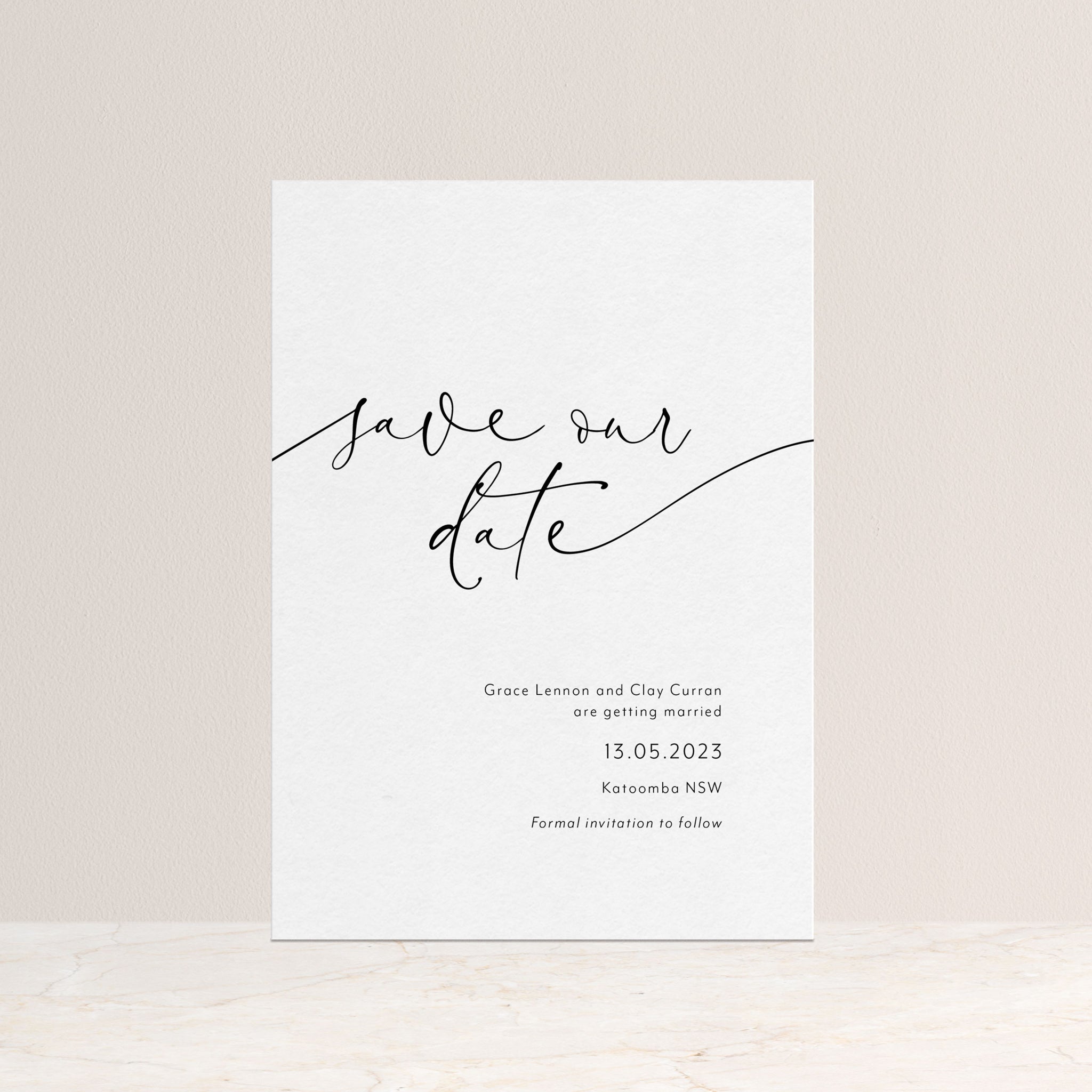 Santorini Save the Date