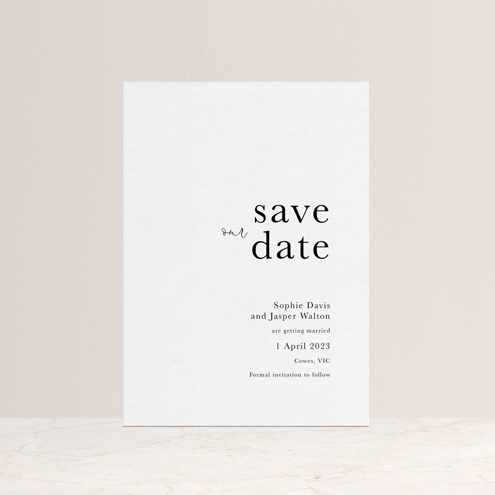 London Save the Date