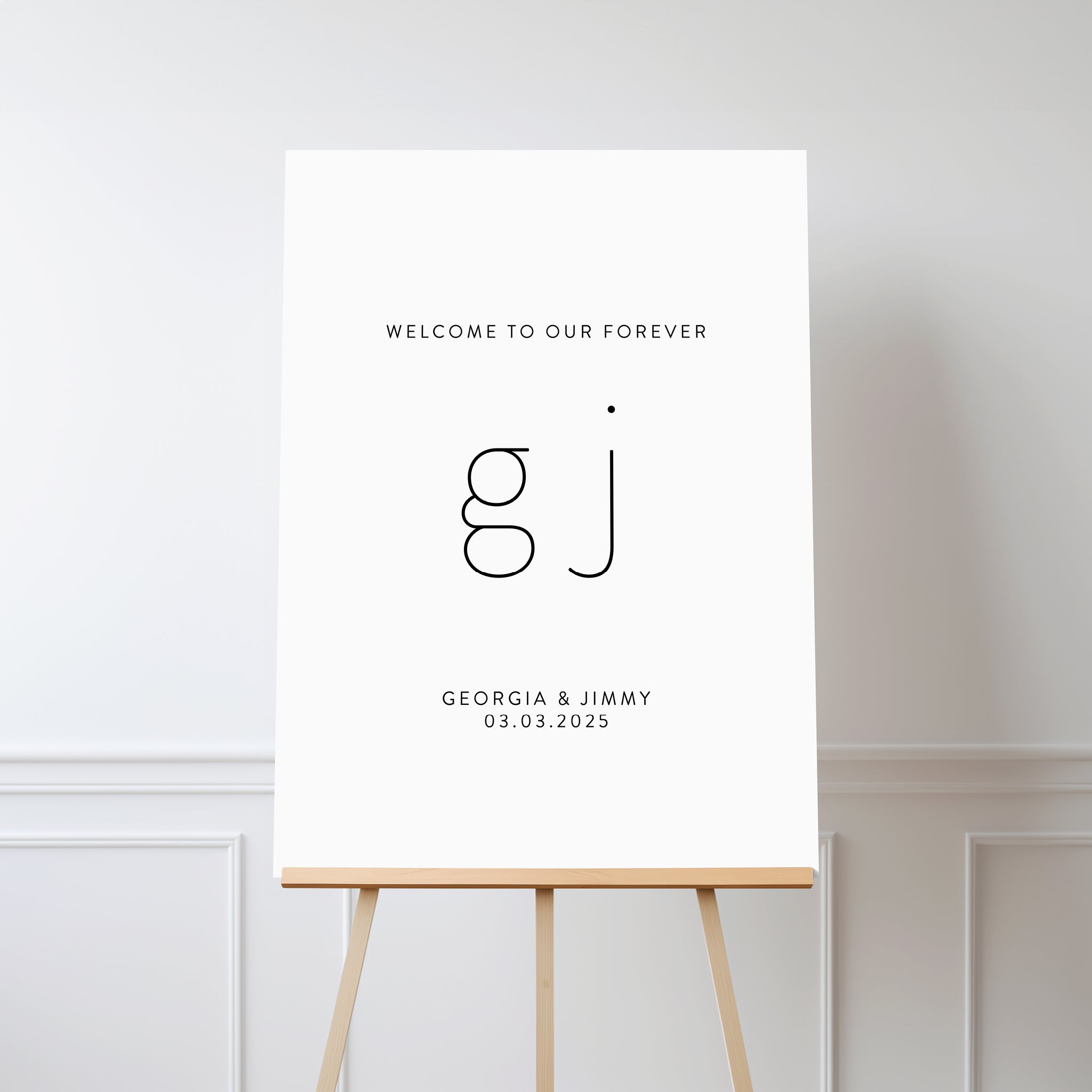 Singapore Welcome Sign or Seating Chart